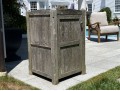 Country Casual Teak Garbage Can Container