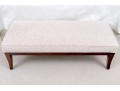 Custom Giraffe Pattern Upholstered Bed End Bench