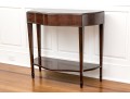 Mahogany Bowfront Console Table