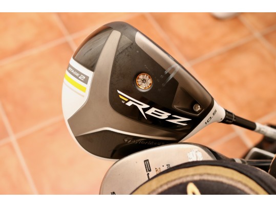 Complete Titleist Golf Set – Bag With Mixed Clubs From TaylorMade, Cobra, Nike, Mizuno & More