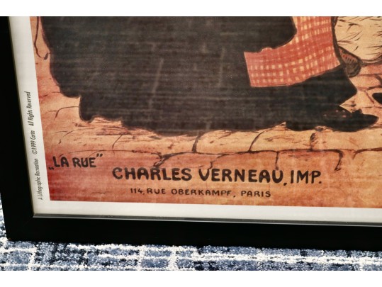 Affiches Charles Verneau Framed Vintage French Poster