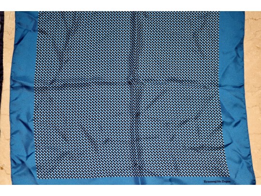 Set Of 2 Designer Pocket Squares – Ermenegildo Zegna & Multi-Patterned Silk