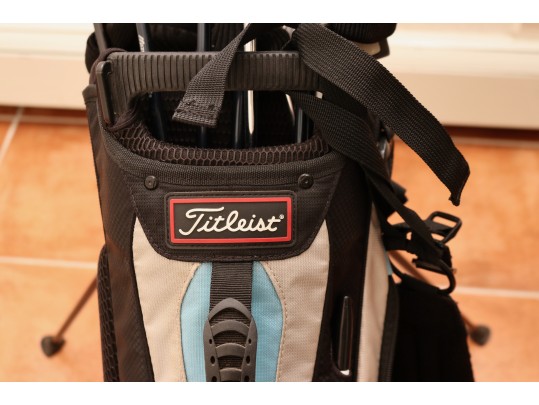 Complete Titleist Golf Set – Bag With Mixed Clubs From TaylorMade, Cobra, Nike, Mizuno & More