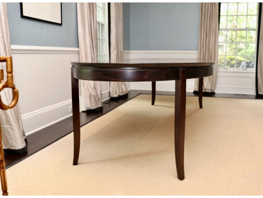 Stanley Furniture Hudson Street Riverside Oval Dining Table In Dark Espresso