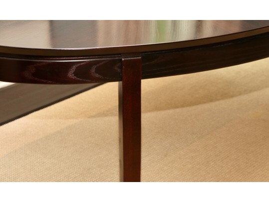 Stanley Furniture Hudson Street Riverside Oval Dining Table In Dark Espresso