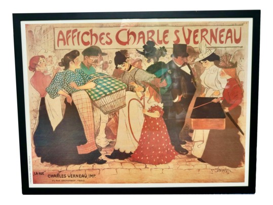 Affiches Charles Verneau Framed Vintage French Poster