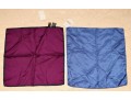 Set Of 2 Blue And Burgundy  Pocket Squares