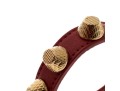 Balenciaga Arena Bracelet Crafted From Supple Red Leather
