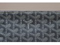 Goyard Goyardine Grey Zip Clutch Bag Senat MM And Dust Bag