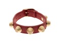 Balenciaga Arena Bracelet Crafted From Supple Red Leather