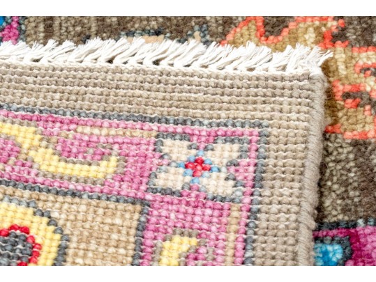 Plush Indian Oushak Hand Knotted Wool Carpet - 8' 1