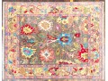 Plush Indian Oushak Hand Knotted Wool Carpet - 8' 1