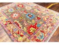 Plush Indian Oushak Hand Knotted Wool Carpet - 8' 1