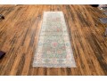 Hand Knotted Wool Oushak Runner, 7’-11