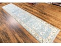 Hand Knotted Wool Indo-Oushak Runner, 12' X 2'-7