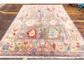Plush Indian Oushak Hand Knotted Wool Carpet - 8' 1