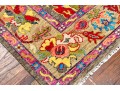 Plush Indian Oushak Hand Knotted Wool Carpet - 8' 1