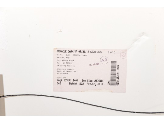 Thomas Kinkade (American, 1958-2012) Limited Edition Color Lithograph, Rock Of Salvation