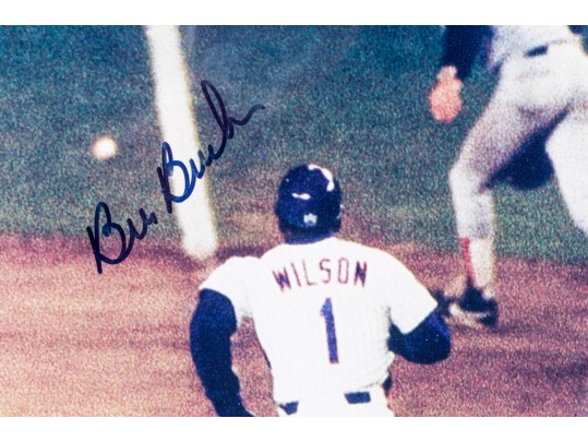 Steiner Sports Mookie Wilson-Bill Buckner Signed World Series Photograph
