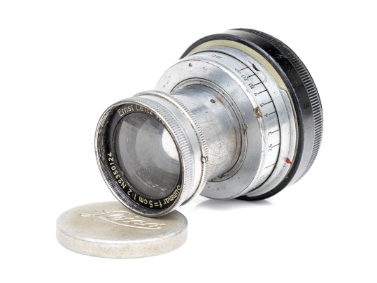 German Leica Summar 5 Cm 50mm F/2 Lens