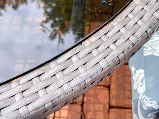 Metal & Resin Wicker 5 Piece Outdoor Dining Set