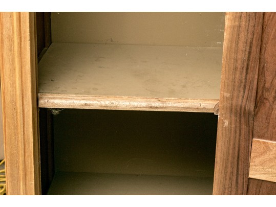 Louis XV Style Country Chic Corner Chimney Cabinet