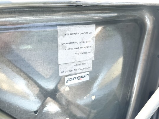 Set Of Six Lumisource Industrial Stacking Dining Chairs