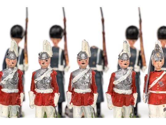 Two Sets Of Vintage Models Of Britain's Cavalry And Soldiers. Boxed