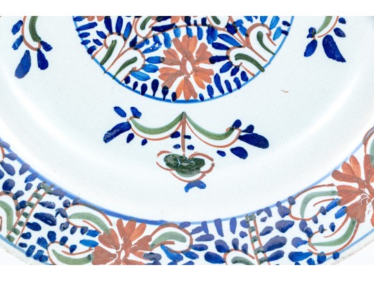 18th/19th Century Dutch Delft Hand-Painted Plate