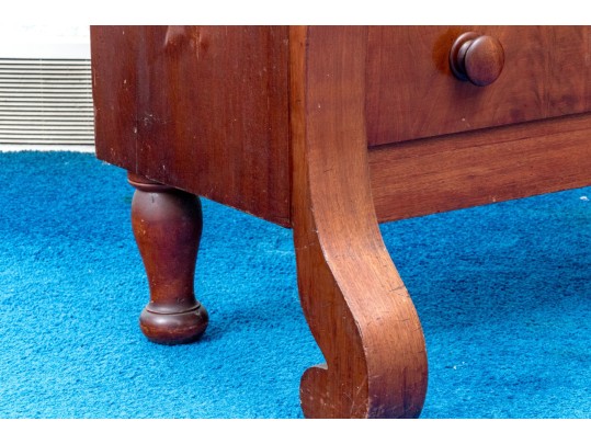 Late Empire Mahogany Chest Ca. 1850-70