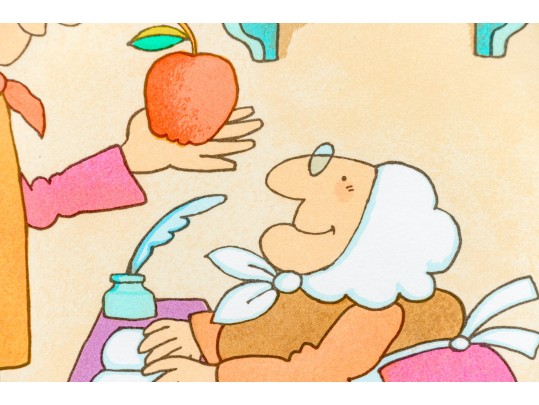 Tomie DePaola (American Illustrator, 1934-2020) Signed Color Lithograph, 