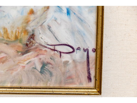 After Jose Royo, Color Print After An Oil Painting, Poemas
