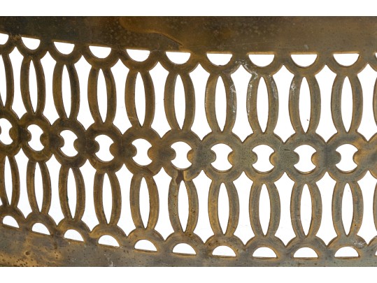 Semi-antique Brass Fire Place Fender