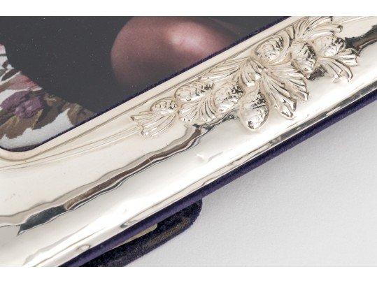 Collection Of Five Sterling Silver And Silverplate Picture Frames 