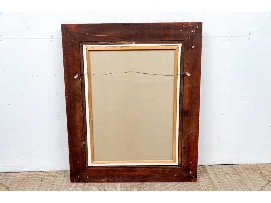 Miechell Signed, Oil On Canvas, Still Life With Three Vases