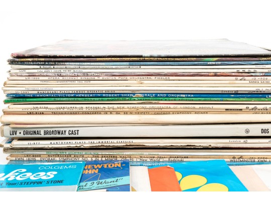 Three Boxes Of 210 Estate Records, 33's, 45's And 78's!