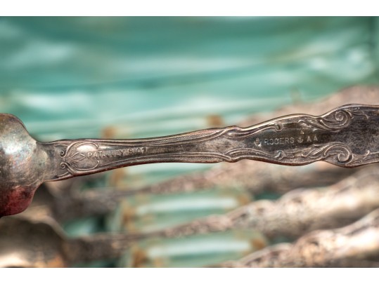 Collection Of Antique Silverplate Flatwares
