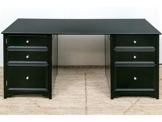 Twin Pedestal Lightweight Desk 