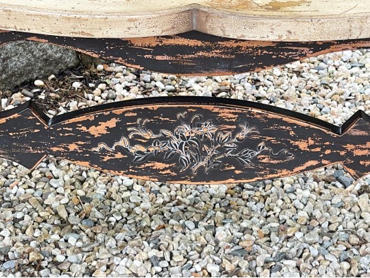 Decorative Carved And Painted Low Table 