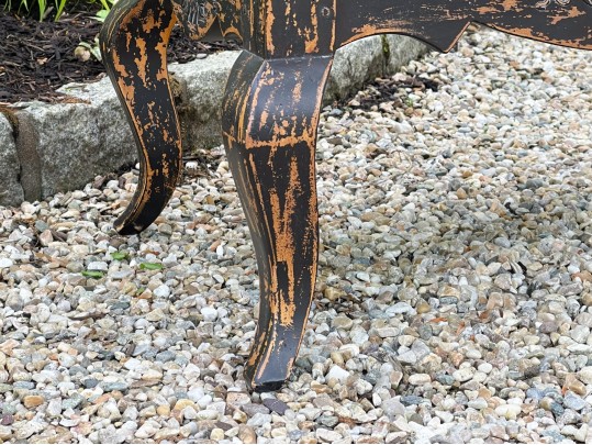 Decorative Carved And Painted Low Table 