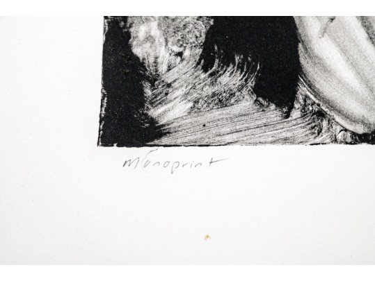 Joe Provey (American, 20th Century) Monoprint 