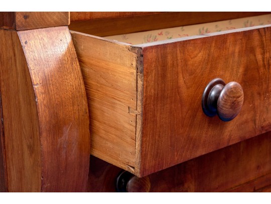 Late Empire Mahogany Chest Ca. 1850-70