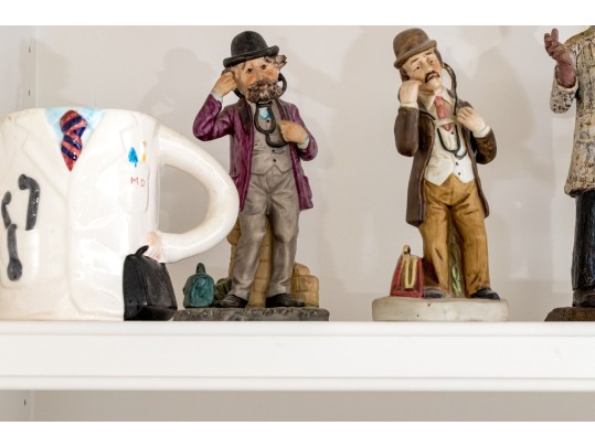 Extensive Collection Of Figural Doctor-Themed Decor