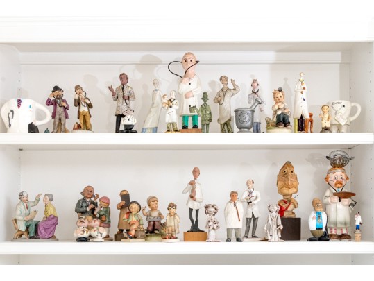 Extensive Collection Of Figural Doctor-Themed Decor