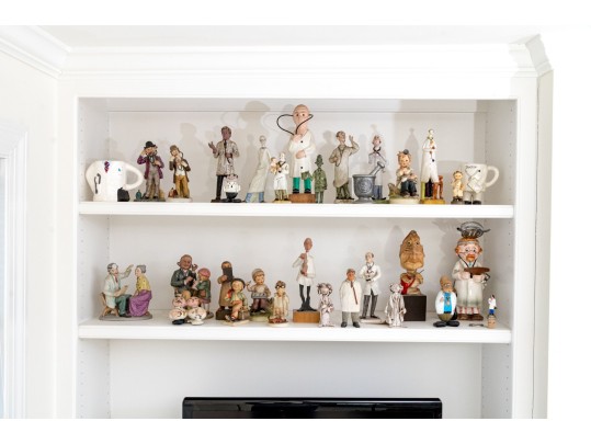 Extensive Collection Of Figural Doctor-Themed Decor
