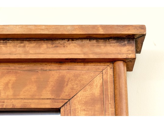 Large Antique Satinwood Veneered 50