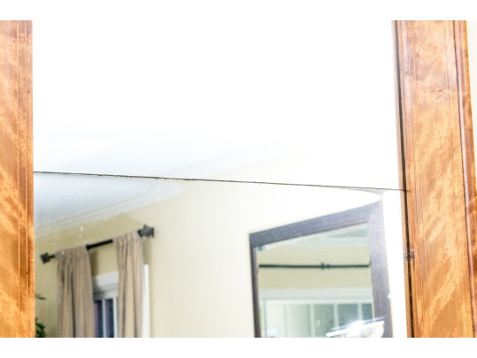 Large Antique Satinwood Veneered 50