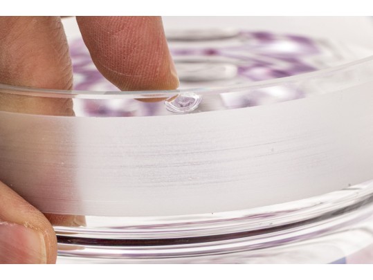 Trio Of Vintage Frosted Glass Lidded Jars