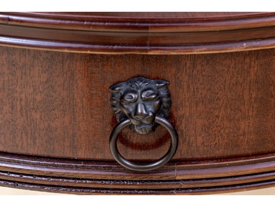 Pair Of Mahogany Drum Tables