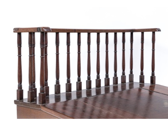 Antique Mahogany Table Top Wood Desk